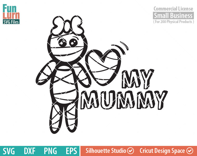 Download Love my Mummy SVG Girl - FunLurn SVG