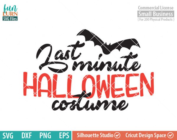 Last minute Halloween costume SVG, Halloween SVG, Bat, costume idea, last minute idea SVG dxf png eps