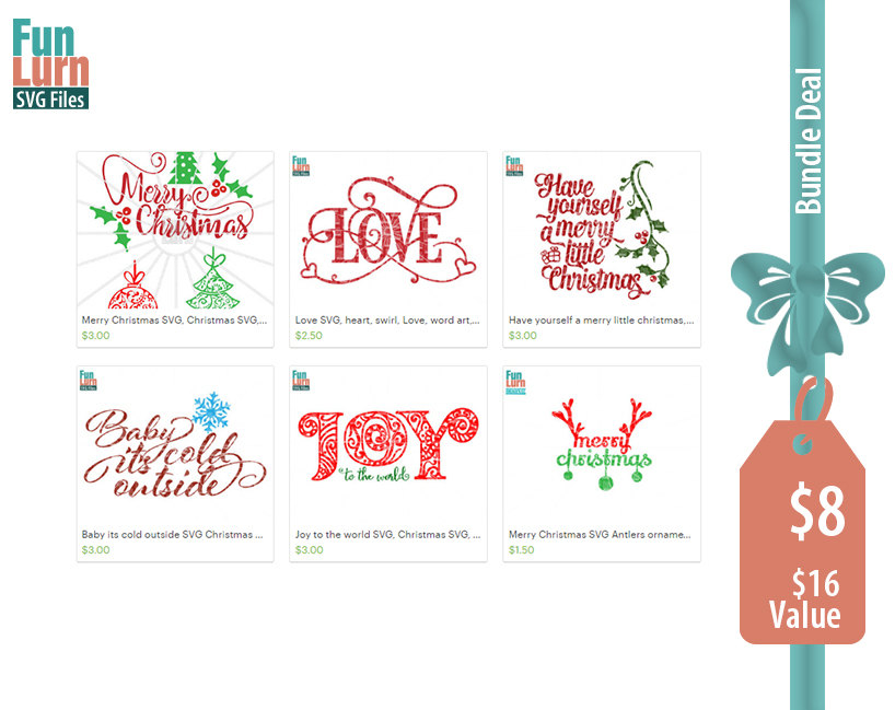 Download Christmas Svg Bundle 1 Funlurn