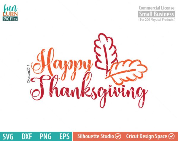 Happy Thanksgiving svg, leaves, Fall, Autumn, Thanksgiving SVG, dxf, eps png