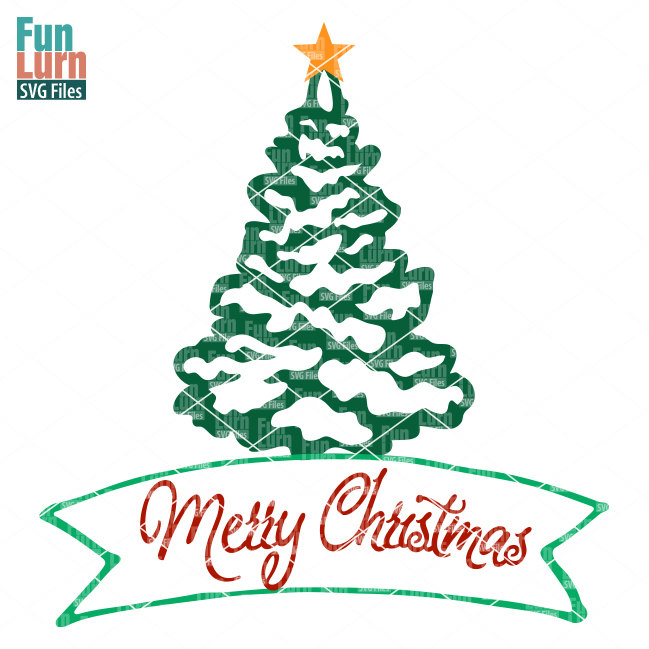 Download Merry Christmas Tree Svg Funlurn Yellowimages Mockups