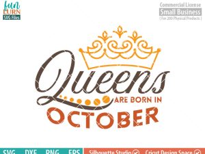 Download Queens Are Born In November Svg Funlurn