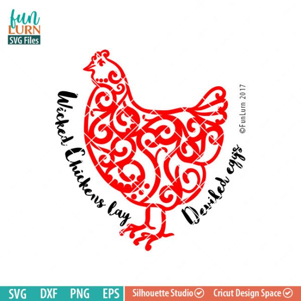 Wicked chickens lay deviled eggs SVG, Chicken Life, chicken, farm, life, southern living, svg png dxf eps for Silhouette Cameo cricut etc