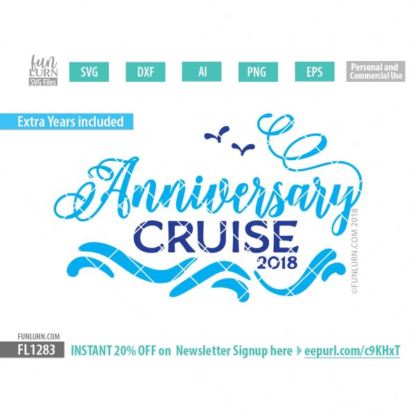 Anniversary Cruise SVG