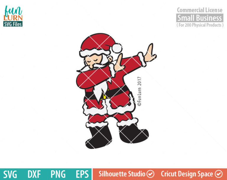 Dabbing Santa SVG - FunLurn