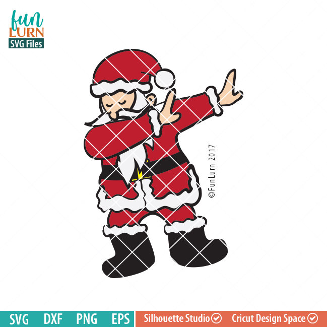 Download Dabbing Santa SVG, Dab Santa, Dabbing around the Christmas ...