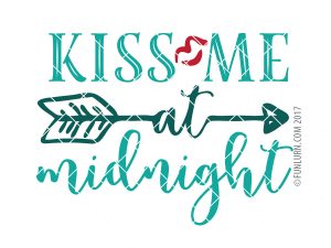 Kiss me at midnight SVG