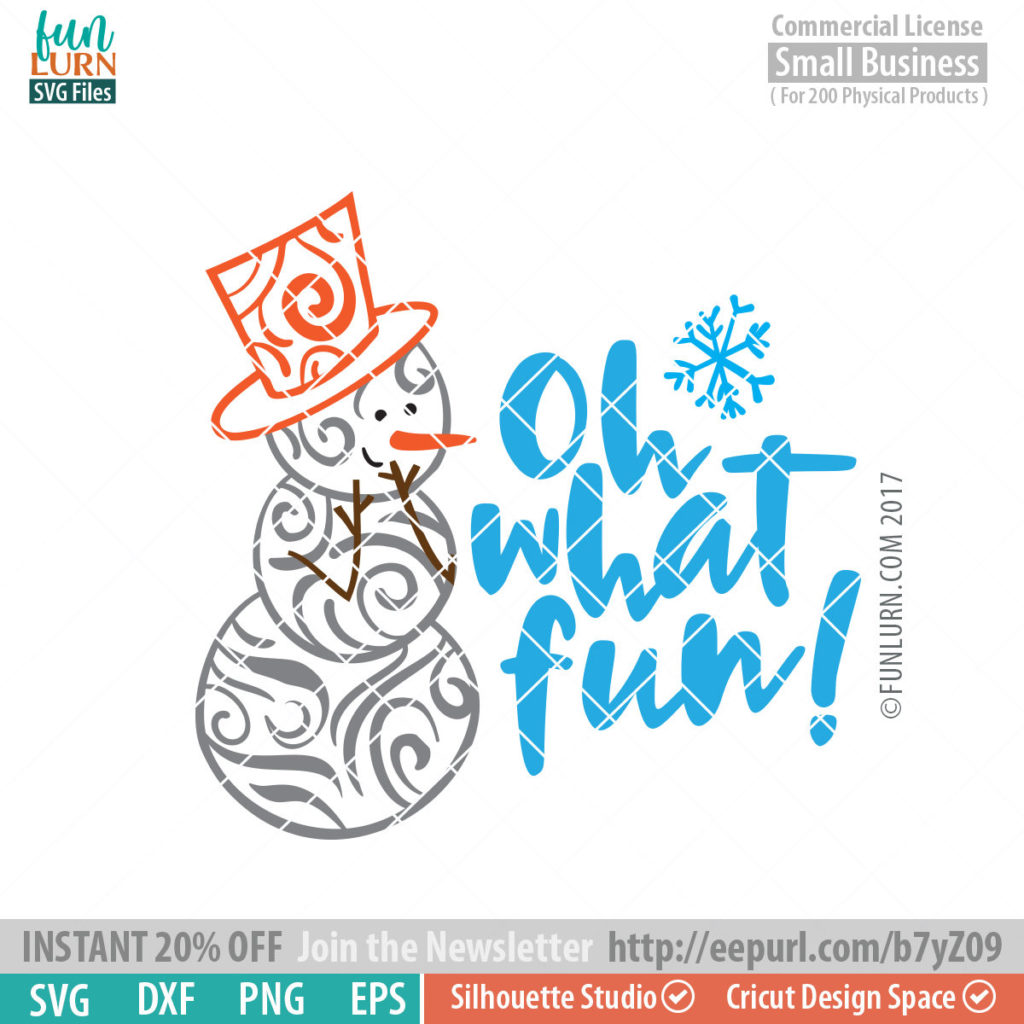 Download Oh what fun SVG - FunLurn