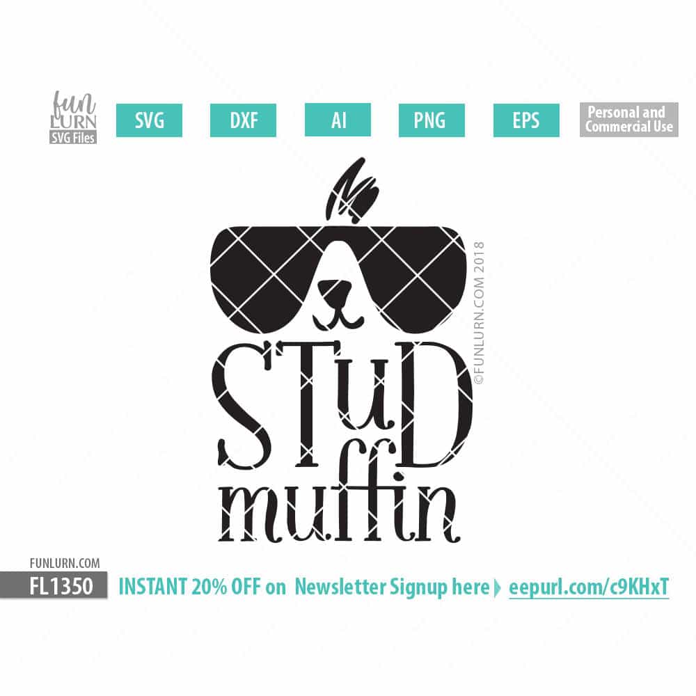 Stud Muffin Svg Funlurn