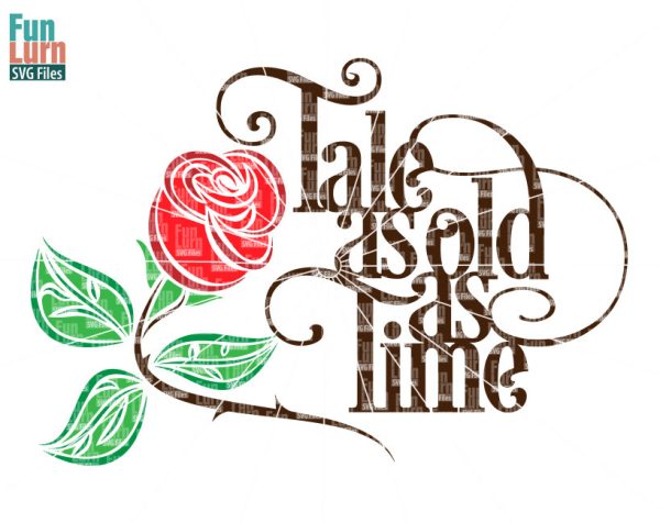Tale As Old As Time Svg