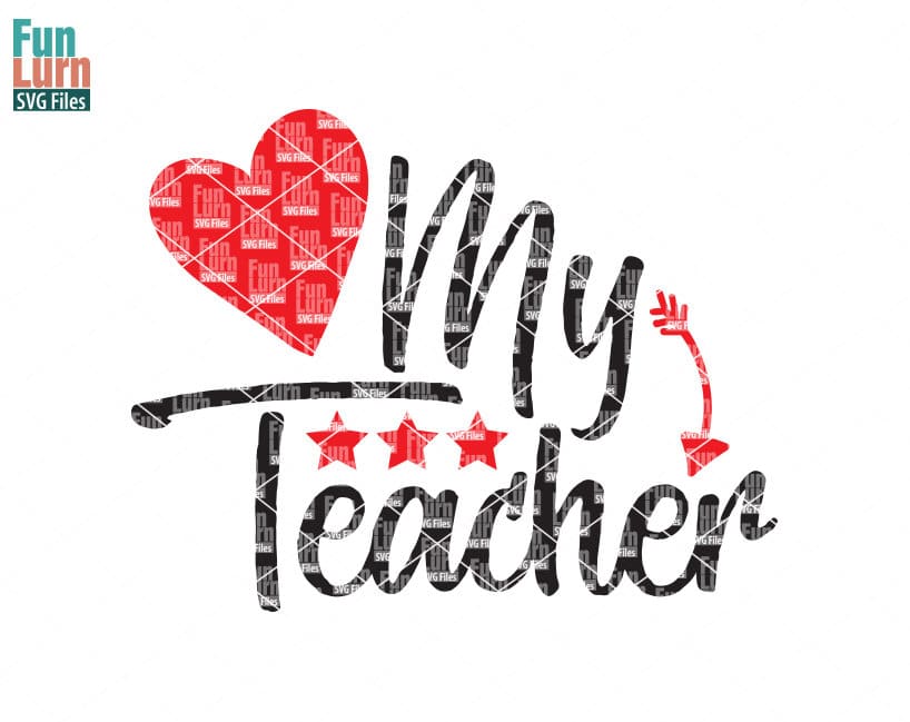 Download Love My Teacher Svg Funlurn