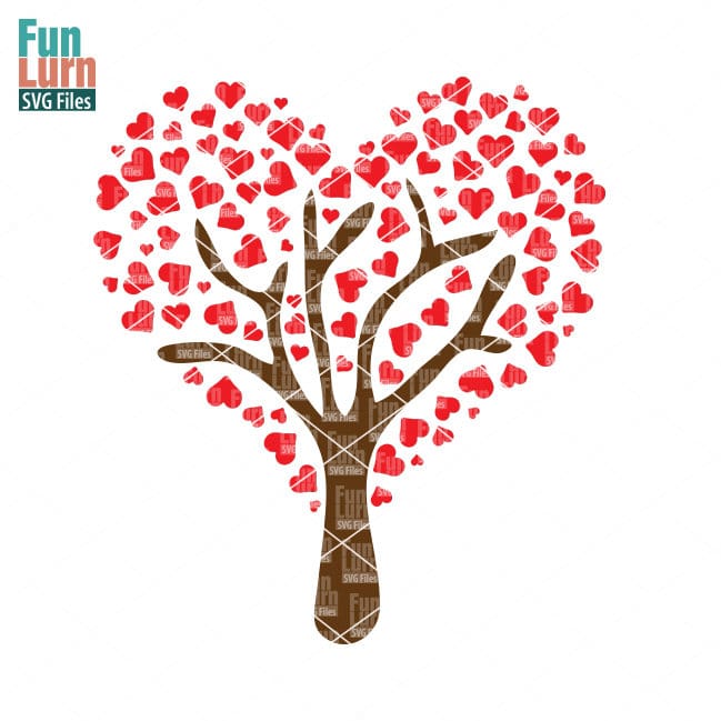 Decorated Heart clipart image, Wedding Anniversary gift - free svg file for  members - SVG Heart