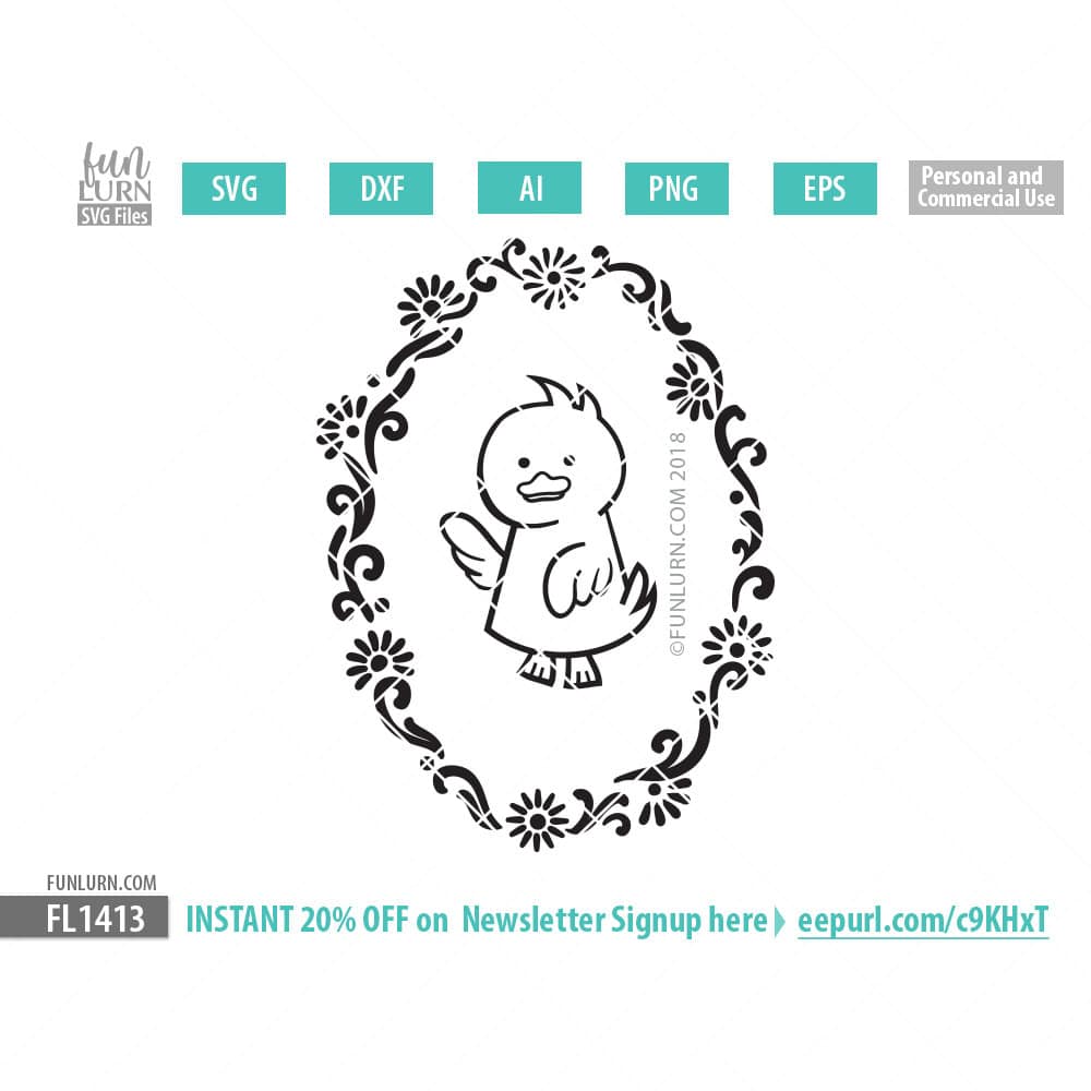 Download Cute Duck Wreath Svg Funlurn