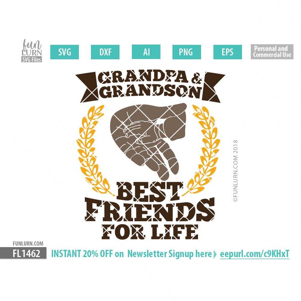 Download Grandpa And Grandson Best Friends For Life Svg Funlurn