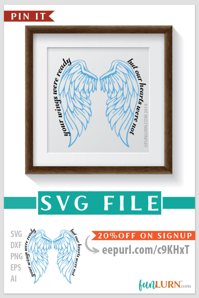 Your wings were ready but my heart was not SVG - FunLurn