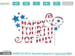 Happy Fourth of July SVG