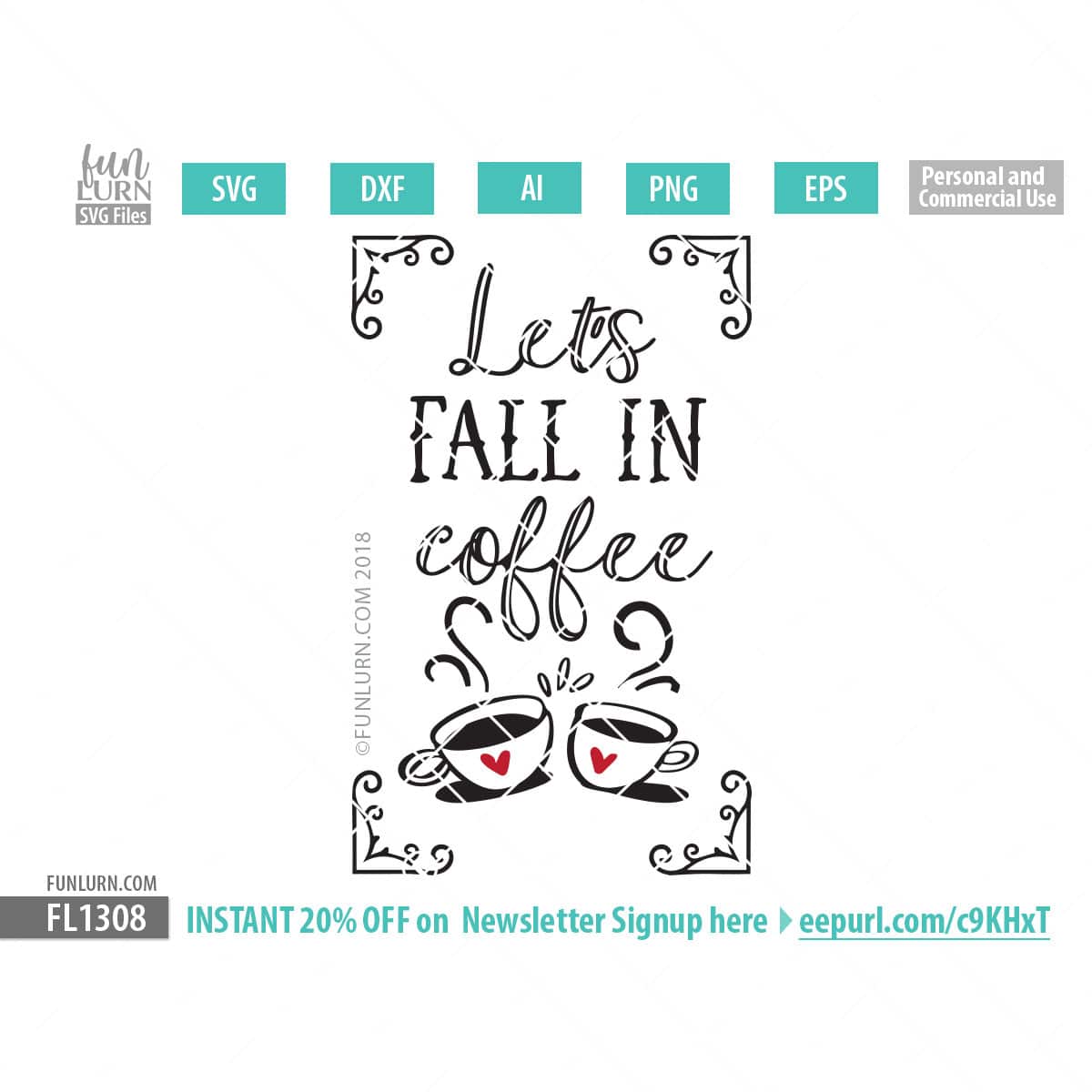 Download Let S Fall In Coffee Svg Funlurn