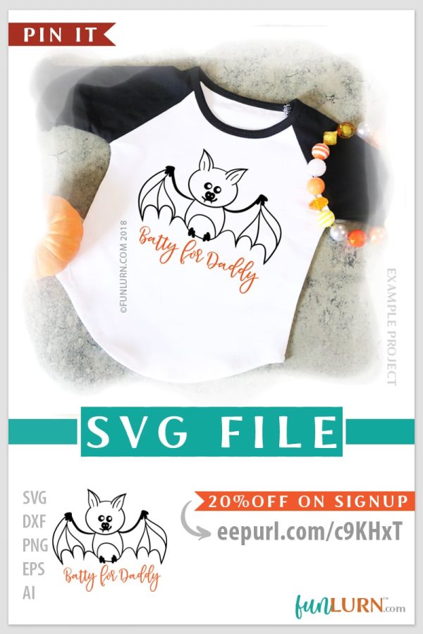 Batty for Daddy svg - Image 4