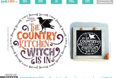 The country kitchen witch is in SVG