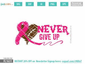 Never Give up svg