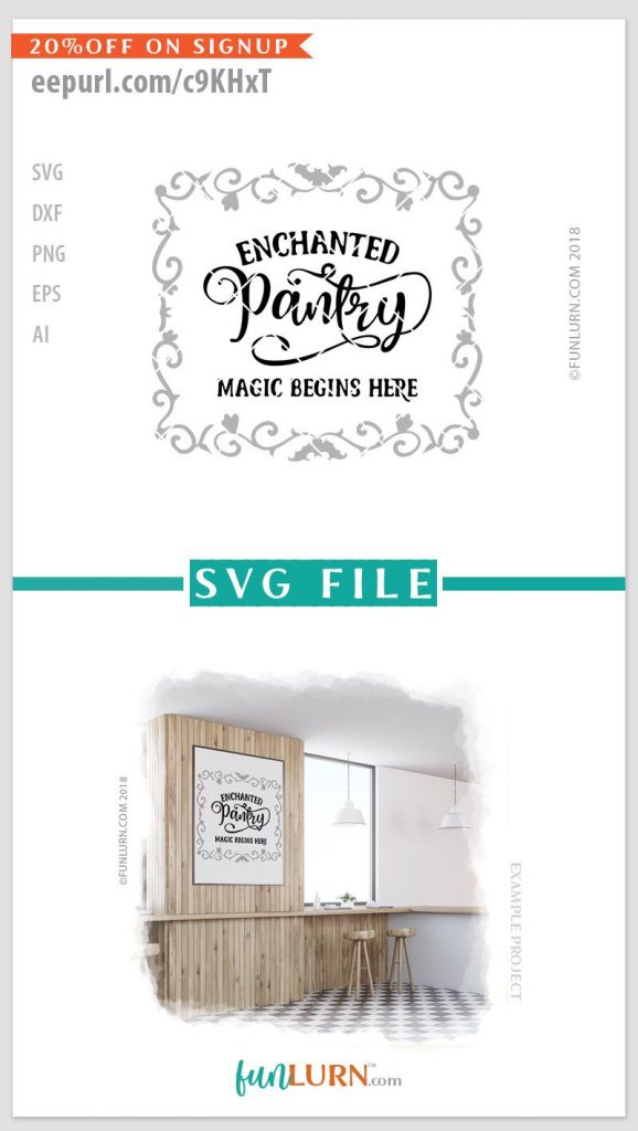 Download Enchanted Pantry Svg Halloween Pantry Magic Pantry Sign Farmhouse Pantry Sign Country Kitchen Halloween Svg Dxf Png Eps Files Funlurn PSD Mockup Templates