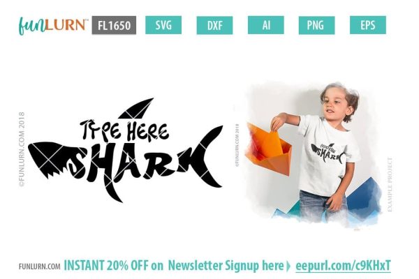 Custom Shark SVG,