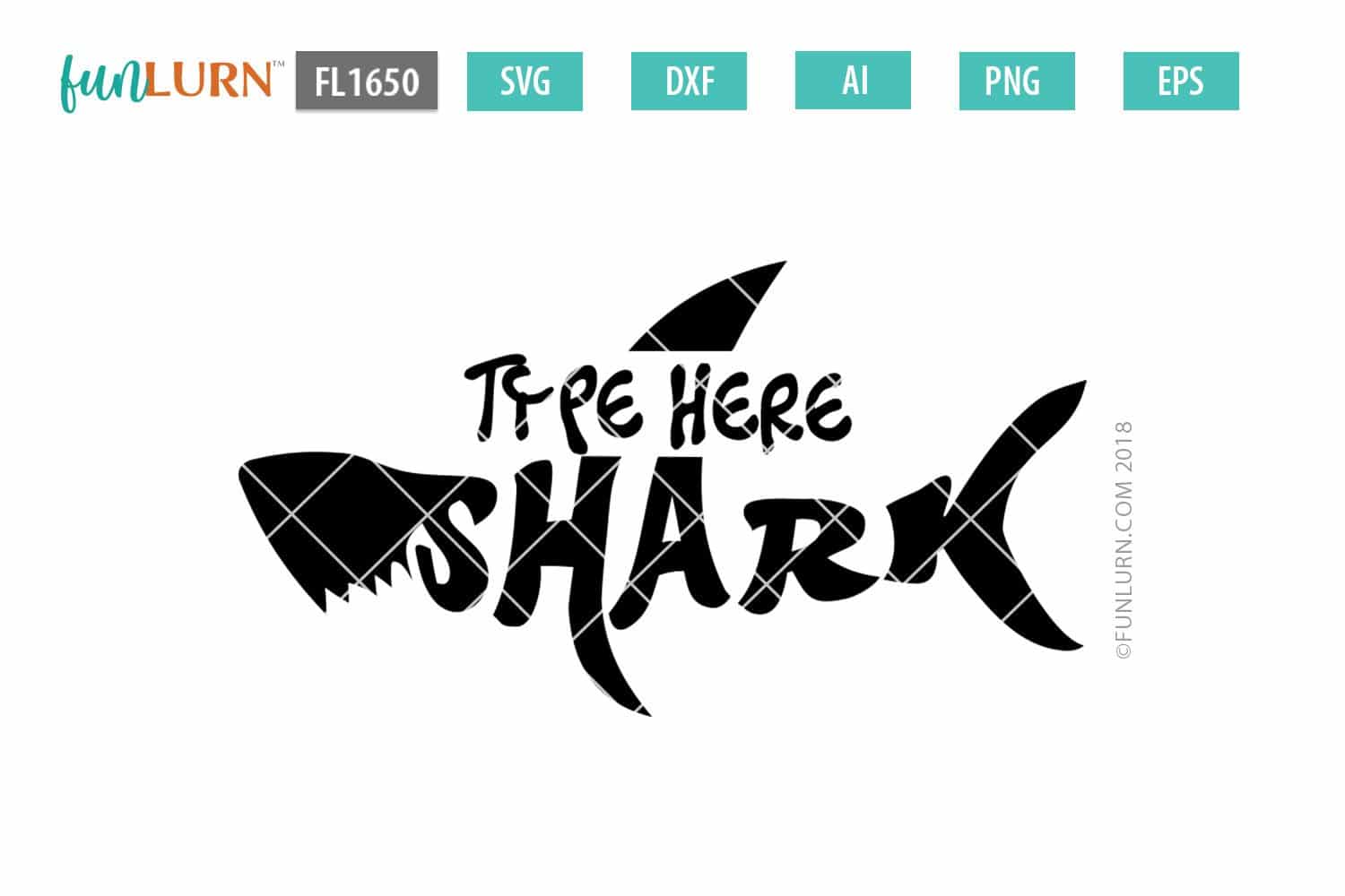 Download Custom Shark SVG - FunLurn