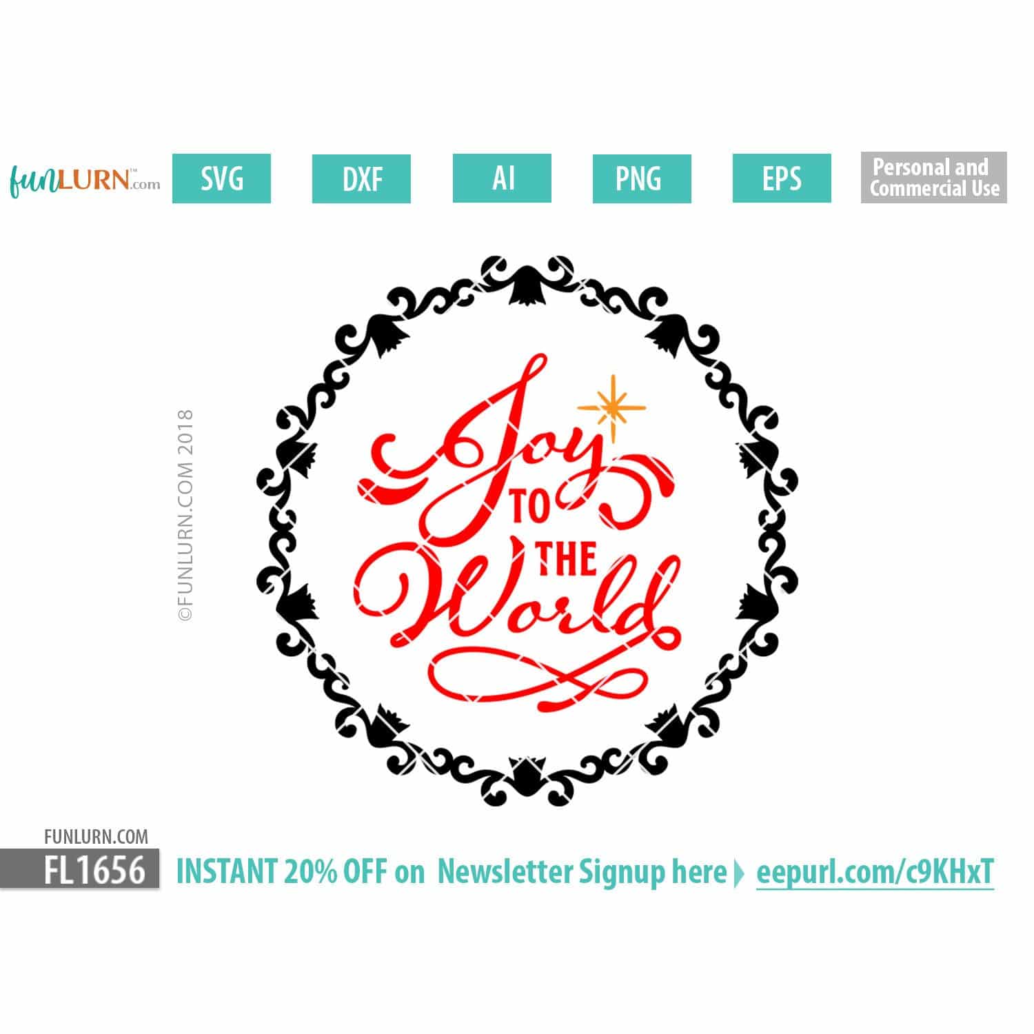 Download Joy To The World Svg Funlurn PSD Mockup Templates