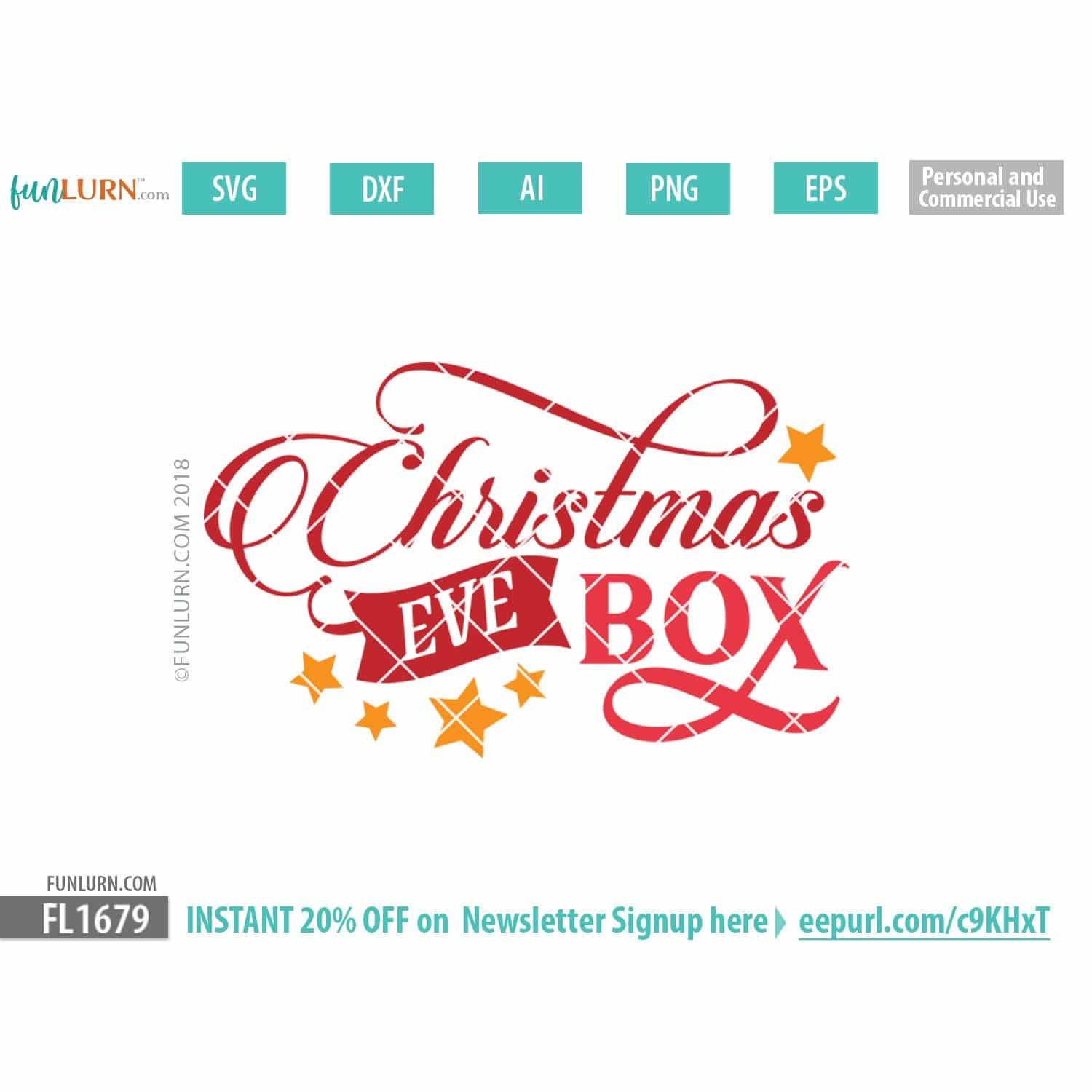 Download Christmas Eve Box SVG - FunLurn