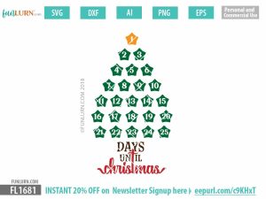 Days until Christmas SVG ( Christmas Tree )