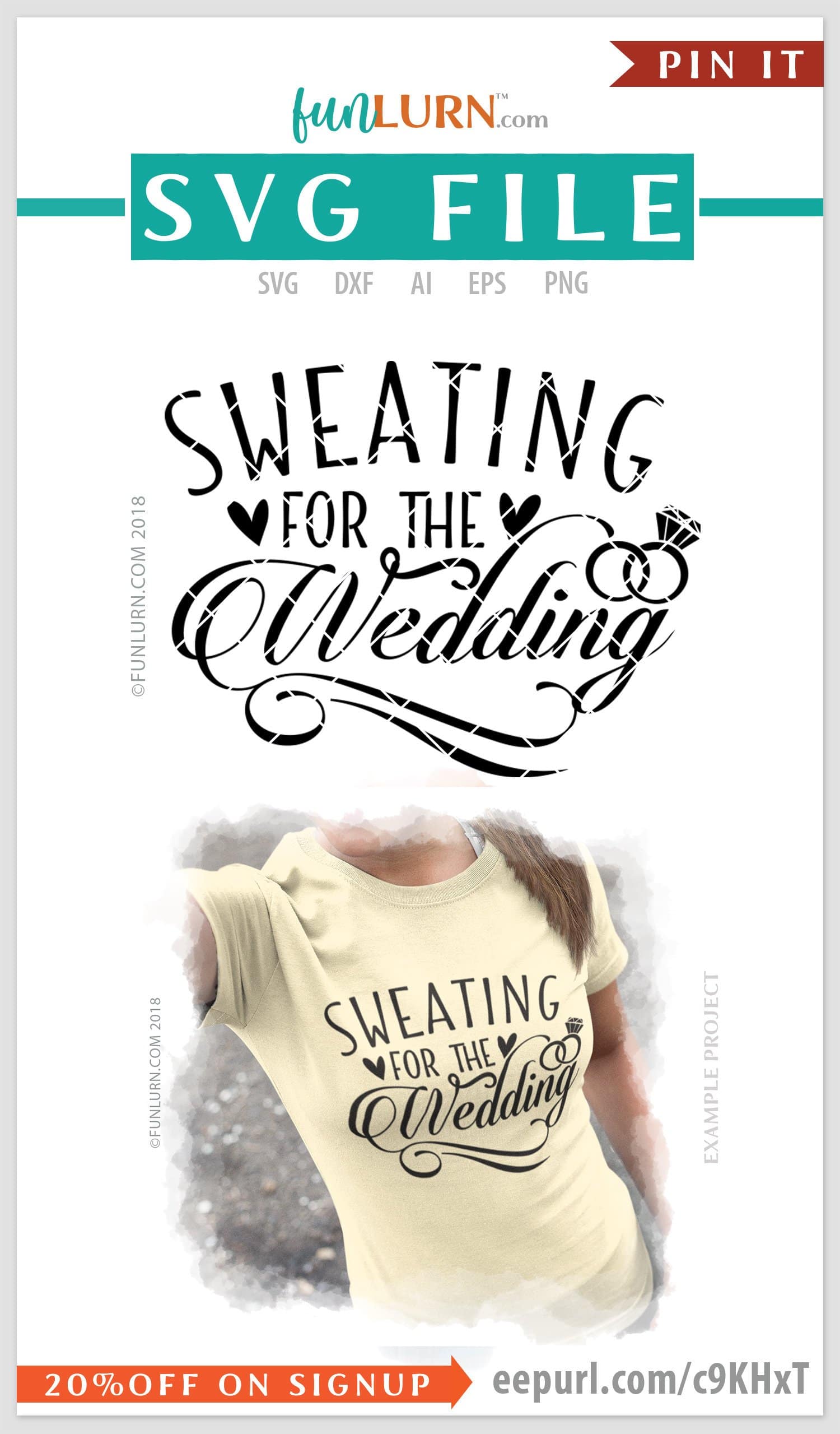 Download Sweating for the wedding SVG - FunLurn