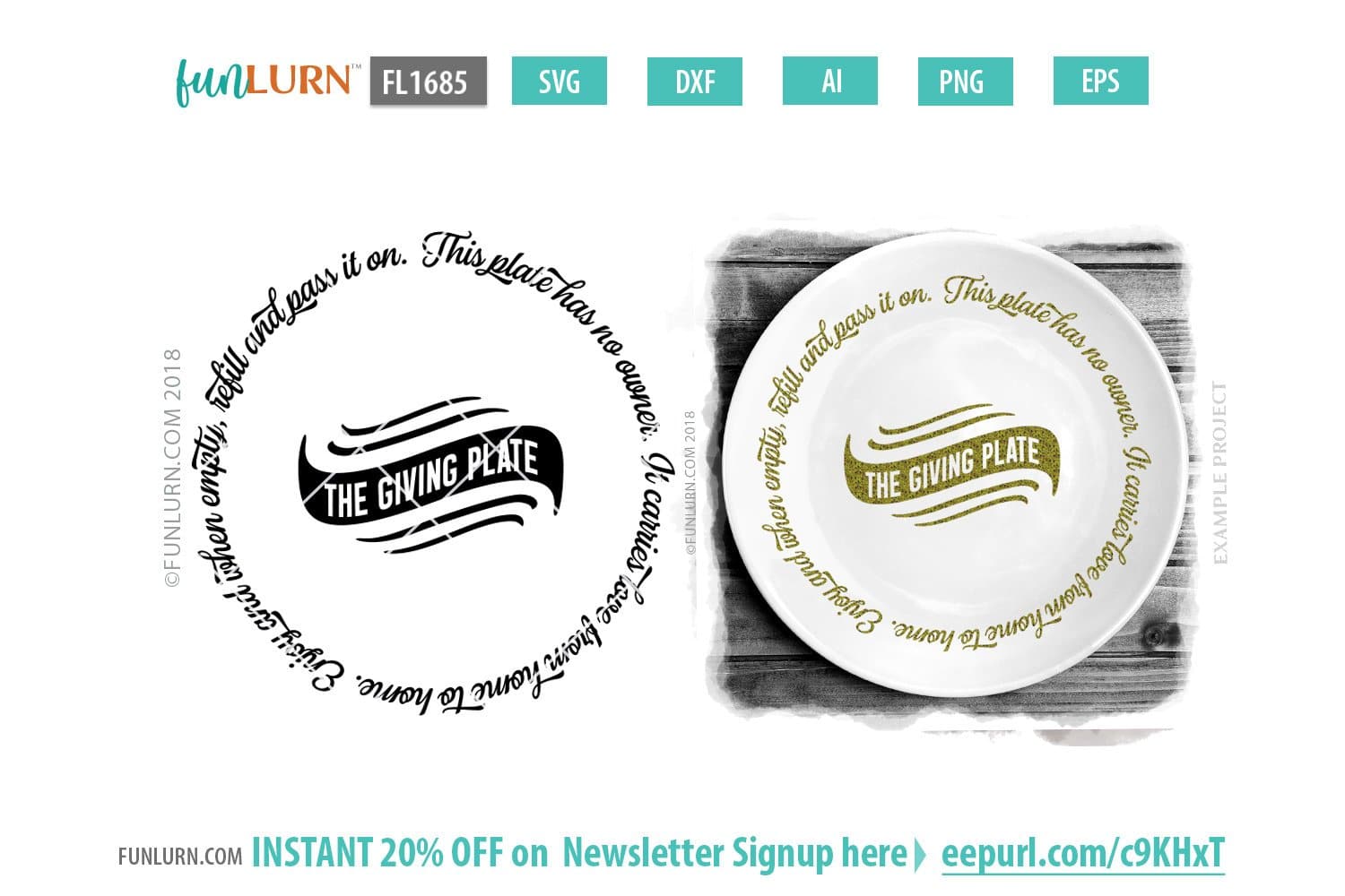 Download The Giving Plate Svg Circular Design Funlurn