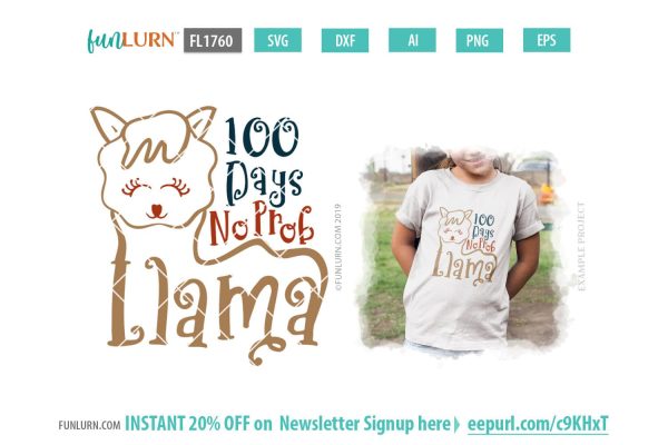 100 Days no Prob Llama SVG