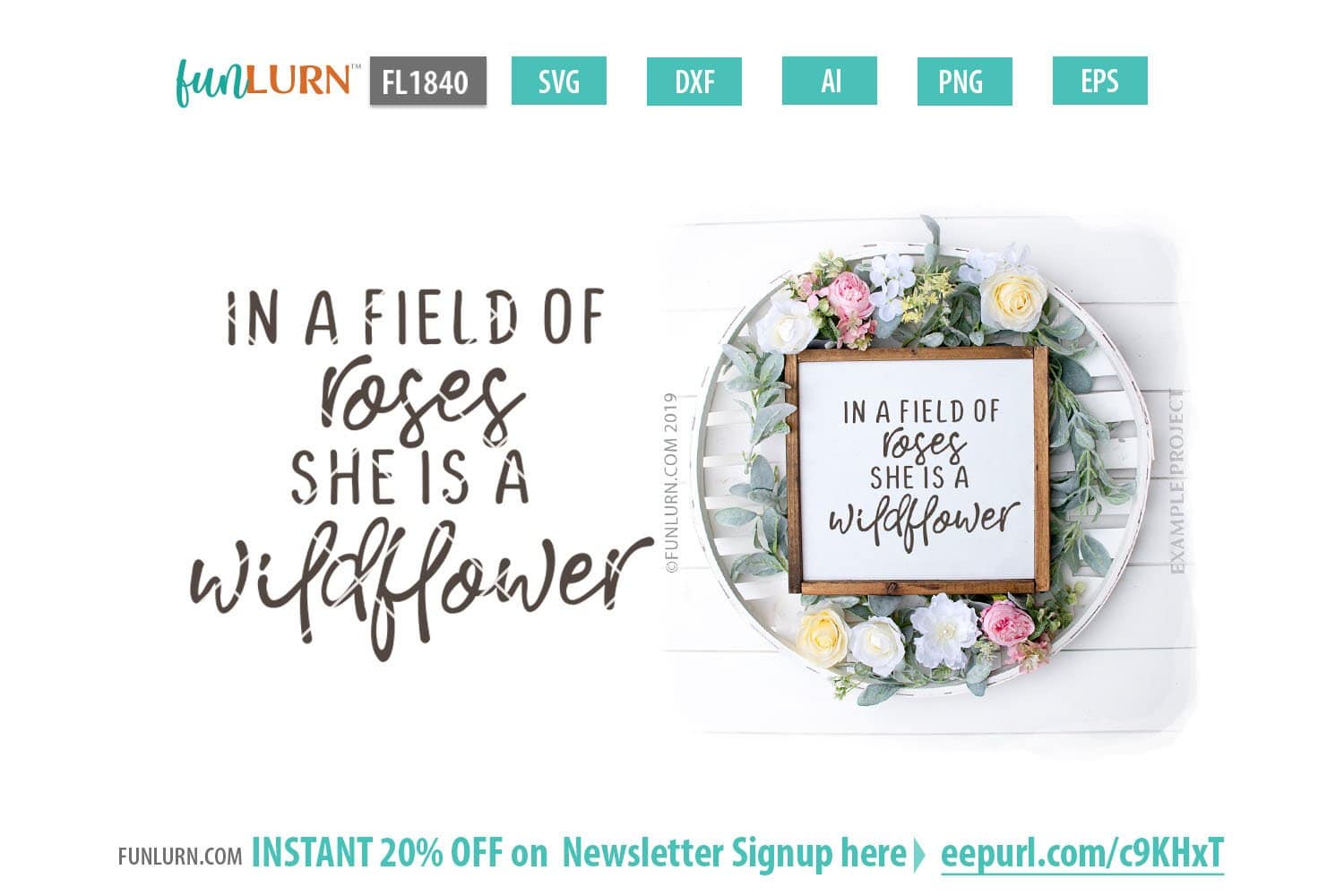 Download In A Field Of Roses She Is A Wildflower Svg Funlurn