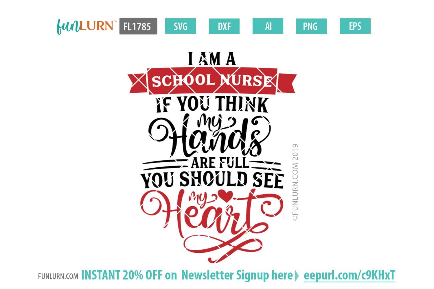 Download I am a school nurse, if you think my hands are full you should see my heart - FunLurn