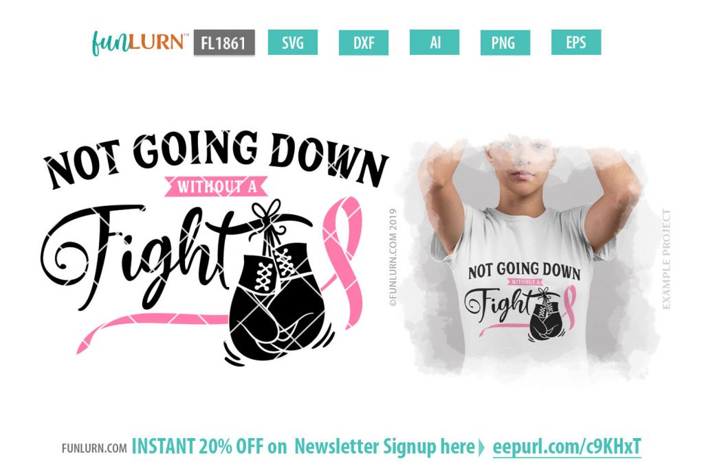 Download Not going down without a fight Pink Ribbon - FunLurn