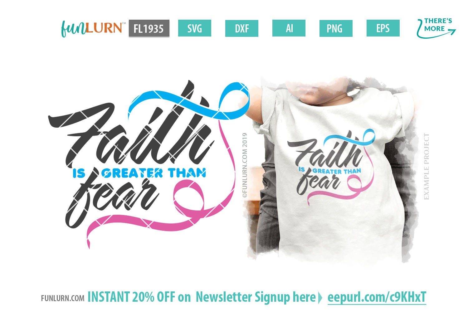 Download Infant Loss Awareness Svg Faith Is Greater Than Fear Funlurn