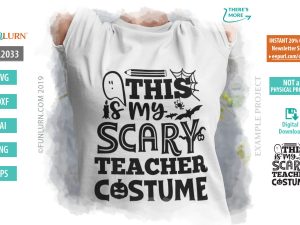 This is my scary teacher costume