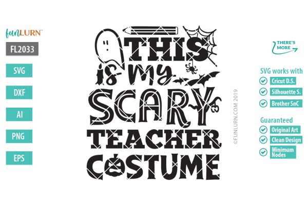 This is my scary teacher costume
