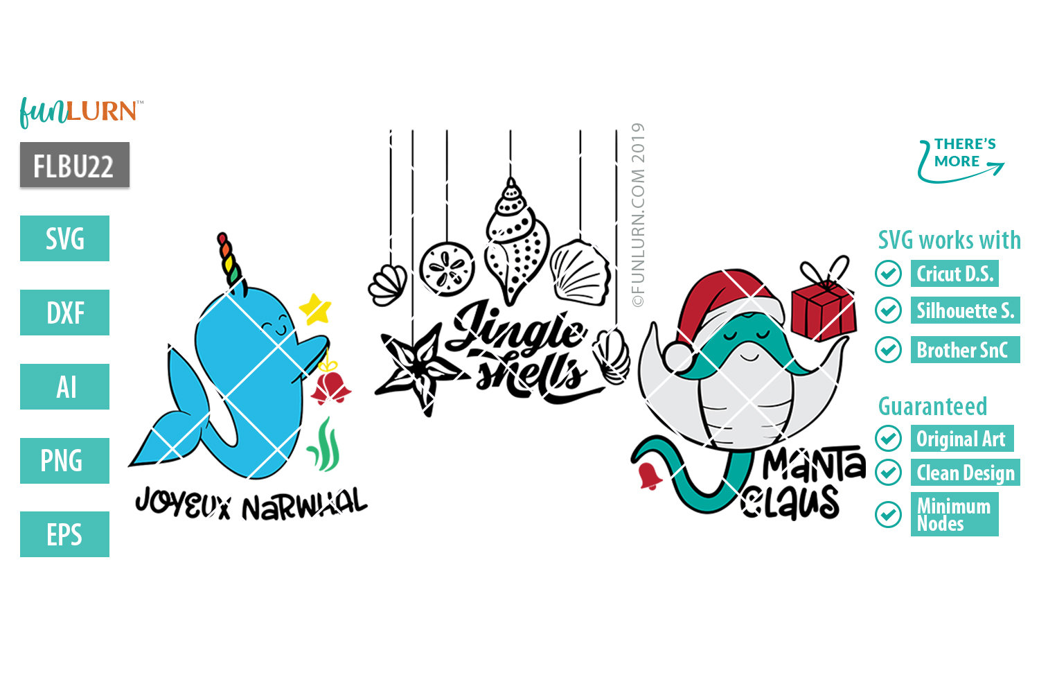 Download Beachy Christmas Svg Collection Svg Cut File Bundle Funlurn