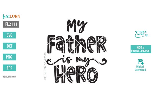 My Father my hero SVG