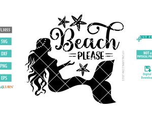 Beach Please mermaid
